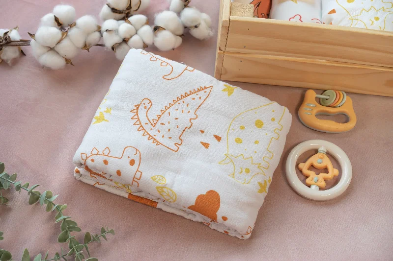 Moisture - Wicking Cotton Sheets for a Dry and Comfortable SleepOrganic Cotton Interlock Crib Sheet - Dinos - Animal Collection