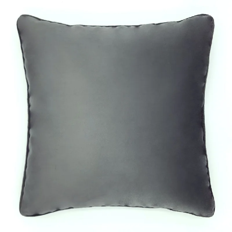 Hypoallergenic Pillows for Allergy SufferersCommonWealth Home Fashions Seren Velvet Decorative Pillow 20" x 20" Charcoal