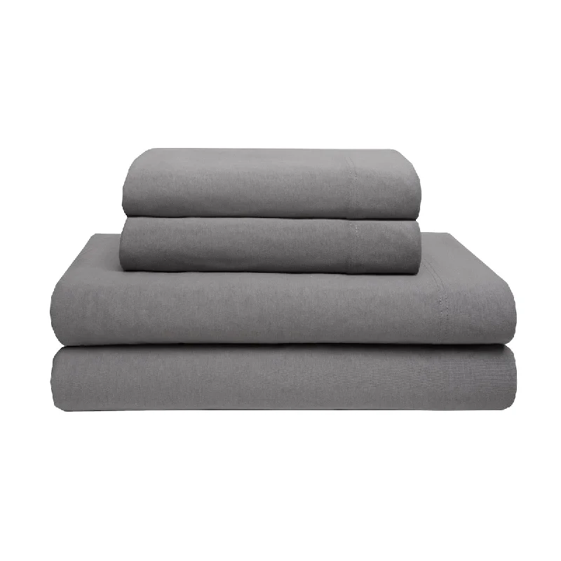 Queen - Size Sheet Sets with a European Pillowcase SetJersey Knit Cotton Sheet Set