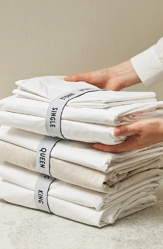 Fitted Sheets with Reinforced Corners for Long - Lasting Usebed sheet bands