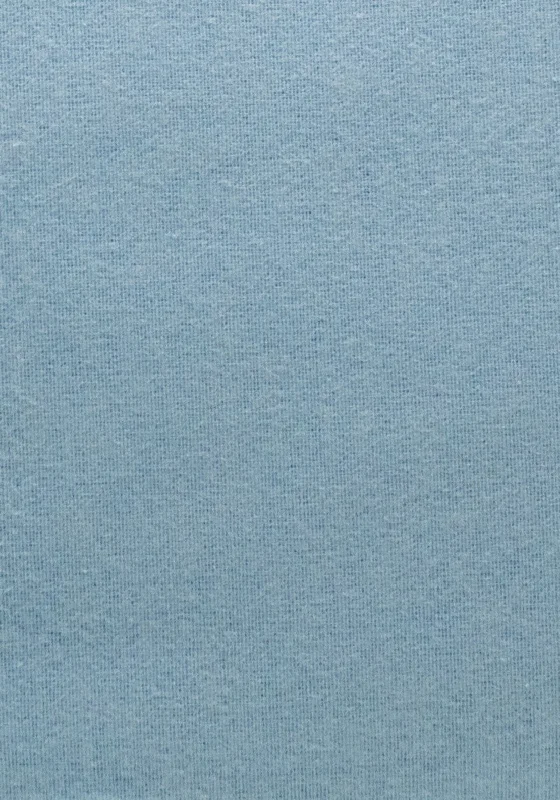 Thermal - Regulating Bamboo Sheets for All - Season ComfortThe Home Studio Brushed Cotton Flat Sheet, Blue