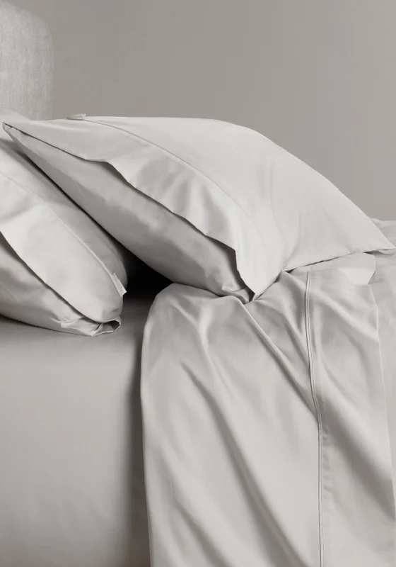 Fitted Sheets with Reinforced Corners for Long - Lasting UseSheridan Tencel™ Cotton Blend Soft Sateen Flat Sheet, Dove