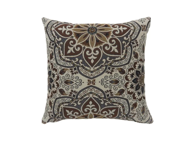 Firm Pillows for Side SleepersBenzara Contemporary Style Medallion Patterned Set of 2 Throw Pillow, Multicolor