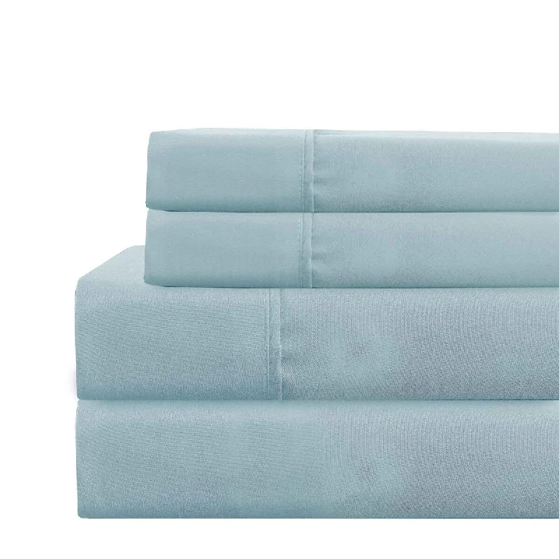 Twin - Size Sheet Sets with a Pillow ProtectorLanester 4 Piece Deep Pocket California King Size Sheet Set The Urban Port, Aqua Blue