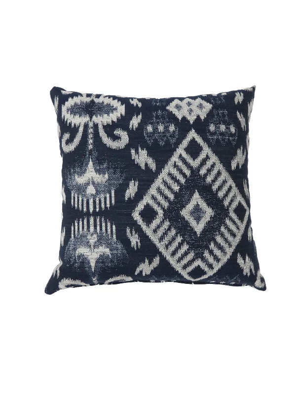 Travel Pillows for Long JourneysBenzara Contemporary Style Set of 2 Throw Pillows, Navy Blue