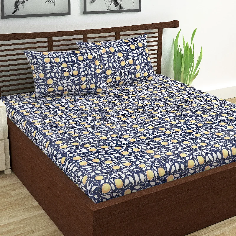 Wrinkle - Free Polyester Sheets for a Low - Maintenance BedClementine Double Bed Bedsheet