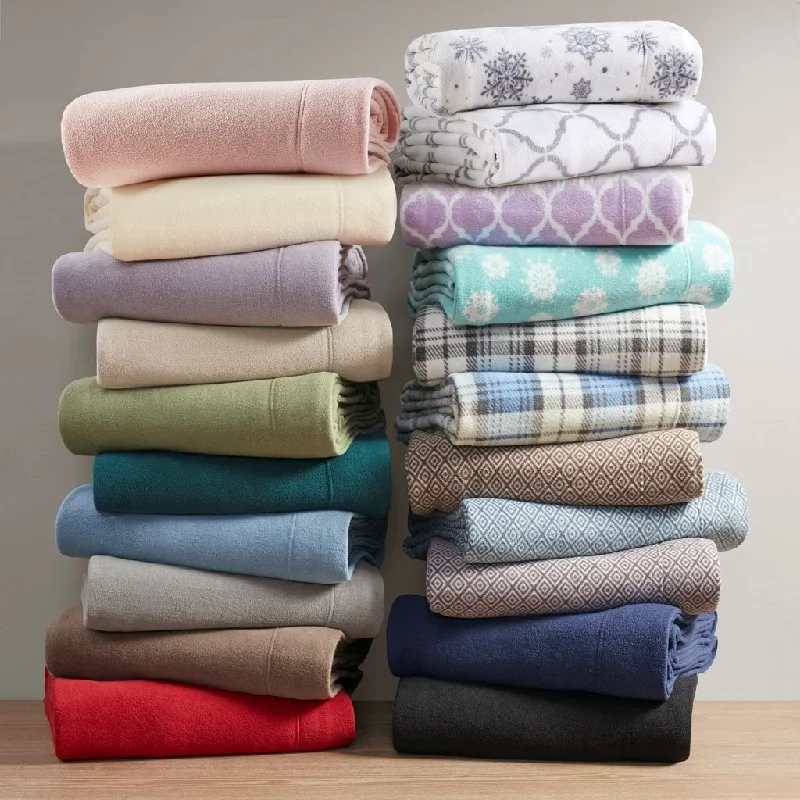 Sheet Sets with Multiple Pillowcase OptionsGracie Mills Lenora Microfleece Cozy Sheet Set