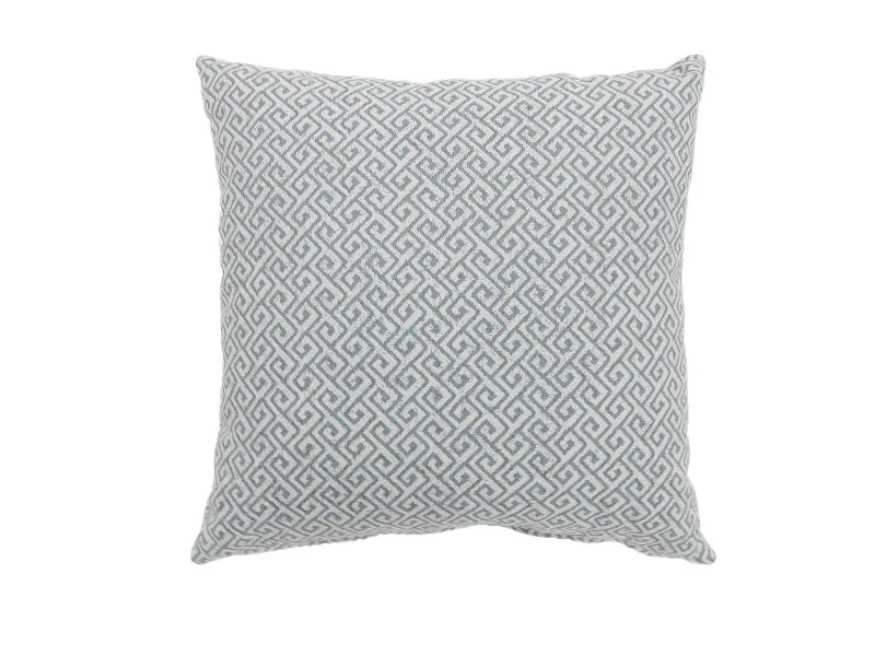 Square Pillows for Modern Home DecorBenzara Contemporary Style Small Diagonal Patterned Set of 2 Throw Pillows, Blue