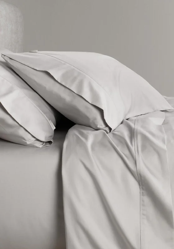 Rayon - Cotton Sheets for a Breathable and Soft BlendSheridan Tencel™ Cotton Blend Soft Sateen King Flat Sheet, Dove