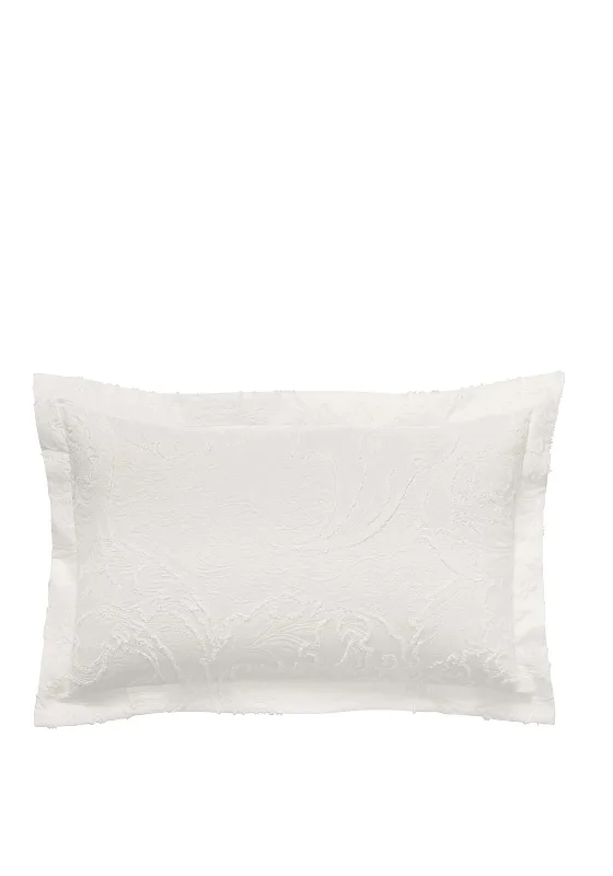 Queen - Size Sheet Sets with a European Pillowcase SetMorris & Co Pure Bachelors Button Clipped Oxford Pillowcase, White