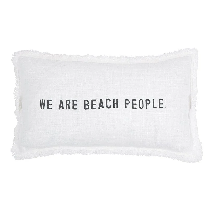 Firm Pillows for Side SleepersWe Are Beach People Sofa Pillow