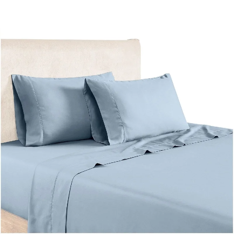 Jersey - Knit Sheets for a Comfortable and Casual BedTulsa Tri Blend 6 Piece California King Sheet Set, Slate By The Urban Port