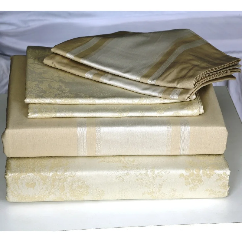 Twin - Size Sheet Sets with a Pillow ProtectorJust Linen 400 TC Egyptian Quality Sheet Set