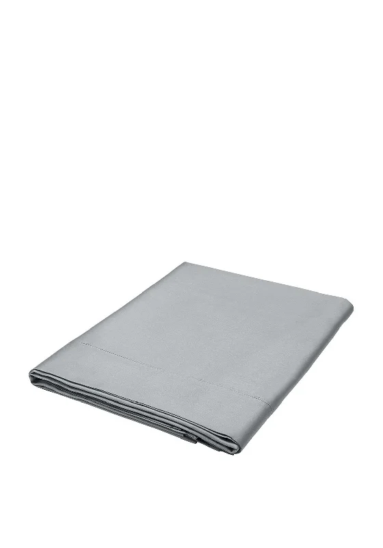 Anti - Pill Microfiber Sheets for a Smooth AppearanceBedeck 300TC Egyptian Cotton Flat Sheet, Silver