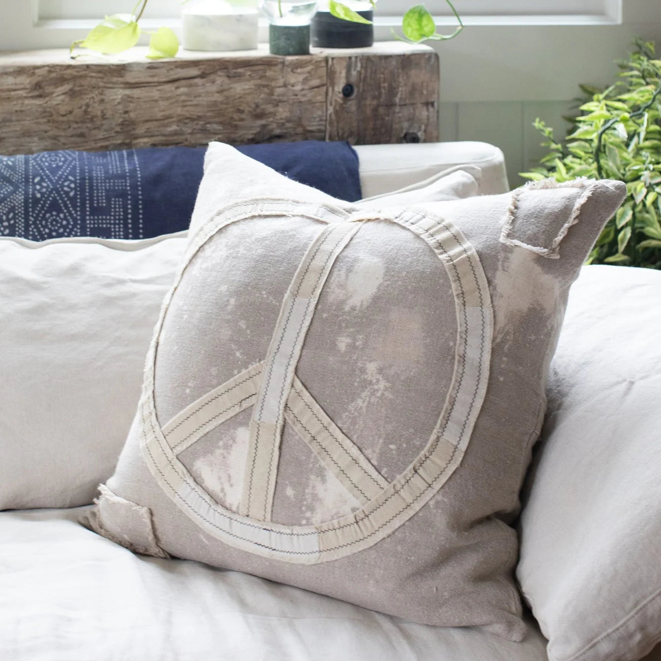 Orthopedic Pillows for Back Pain ReliefSugarboo Designs Splatter Peace Sign Pillow