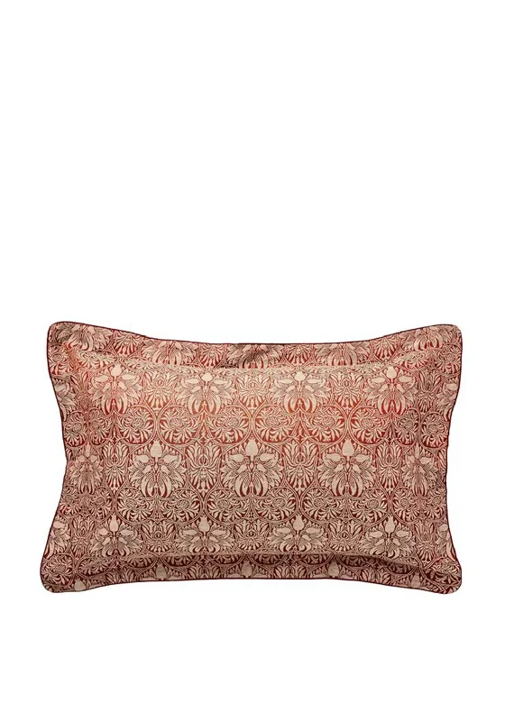 Jersey - Knit Sheets for a Comfortable and Casual BedMorris & Co Oxford Mix Jacquard Pillowcase, Crown Imperial