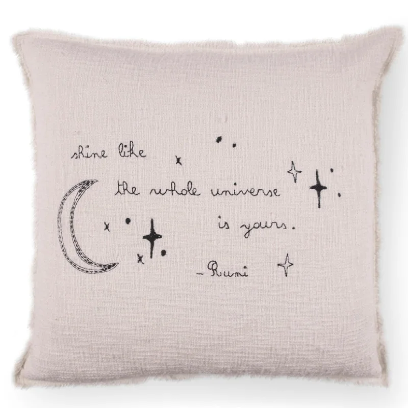 Cotton Pillows for Natural ComfortSugarboo Designs Shine (Rumi) Embroidered Pillow