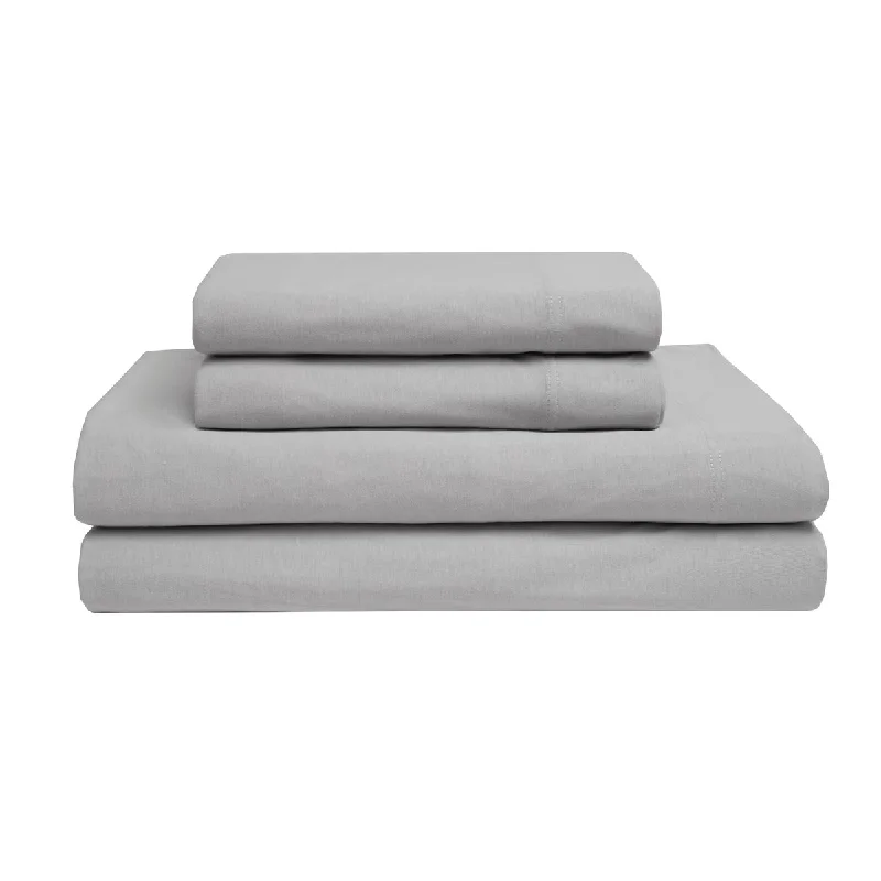 King - Size Sheet Sets with a Decorative Pillow SetJersey Knit Cotton Sheet Set