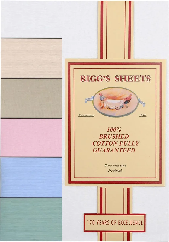 Flat Sheets with a High - Quality Finish for a Luxurious LookRiggs Flannelette Flat Bed Sheet, Pink