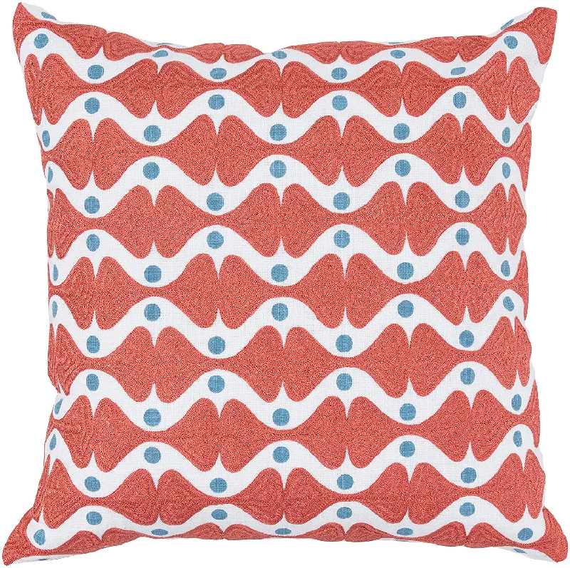 Back Support Pillows for Office ChairsBenzara BM228880 Fabric Throw Pillow with Bow Tie Pattern and Polka Dots, Orange