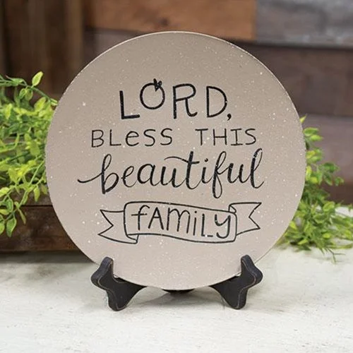 Lord Bless This Beautiful Family Plate