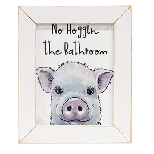 No Hoggin' Framed Print