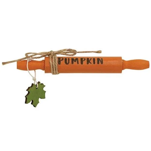 Pumpkin Wooden Rolling Pin