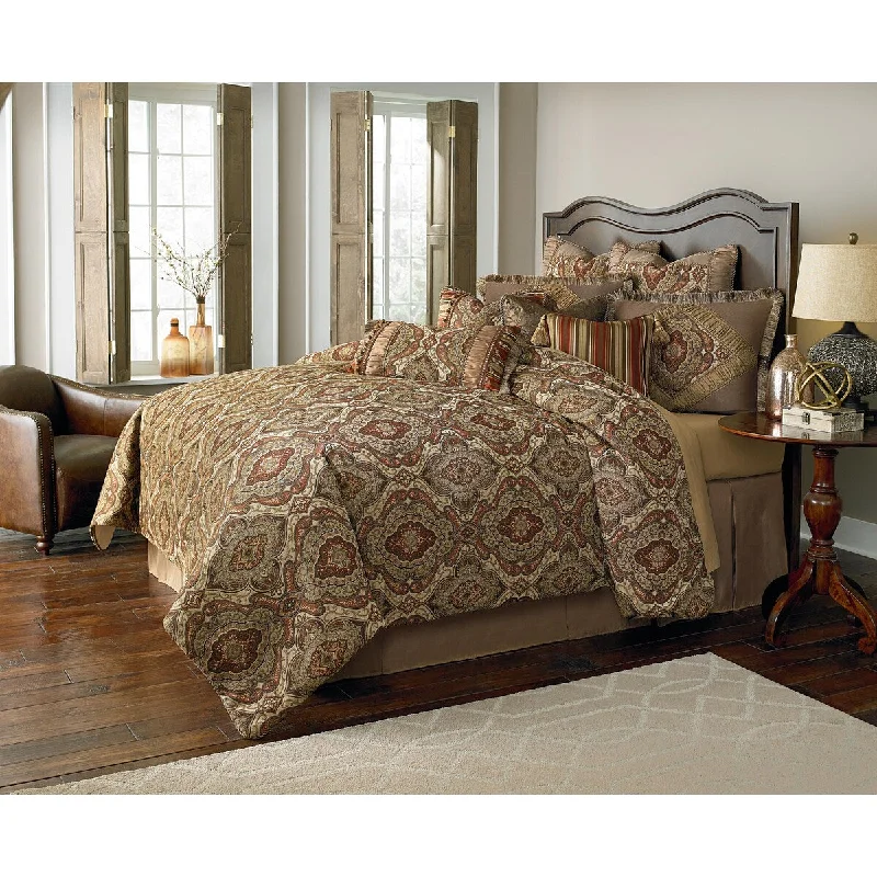 Queen - size comforters for standard queen - sized mattressesAICO Hanover Lichen 13-Piece King Comforter Set