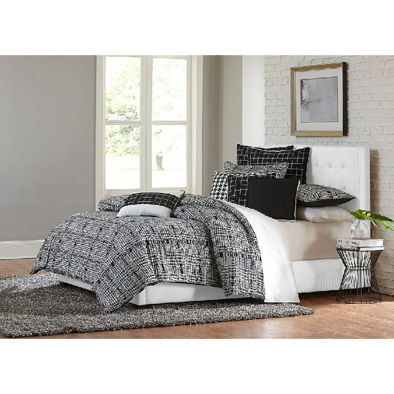 Down - filled comforters for supreme warmth and lightnessAICO Lucianna Noir 9-Piece Queen Comforter Set