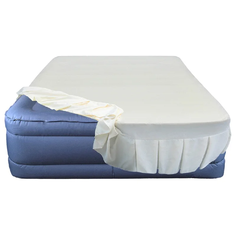 Polyester - foam mattresses for budget - friendly optionsAltimair Lustrous Series Full-size Premium Airbed with Skirted Sheet