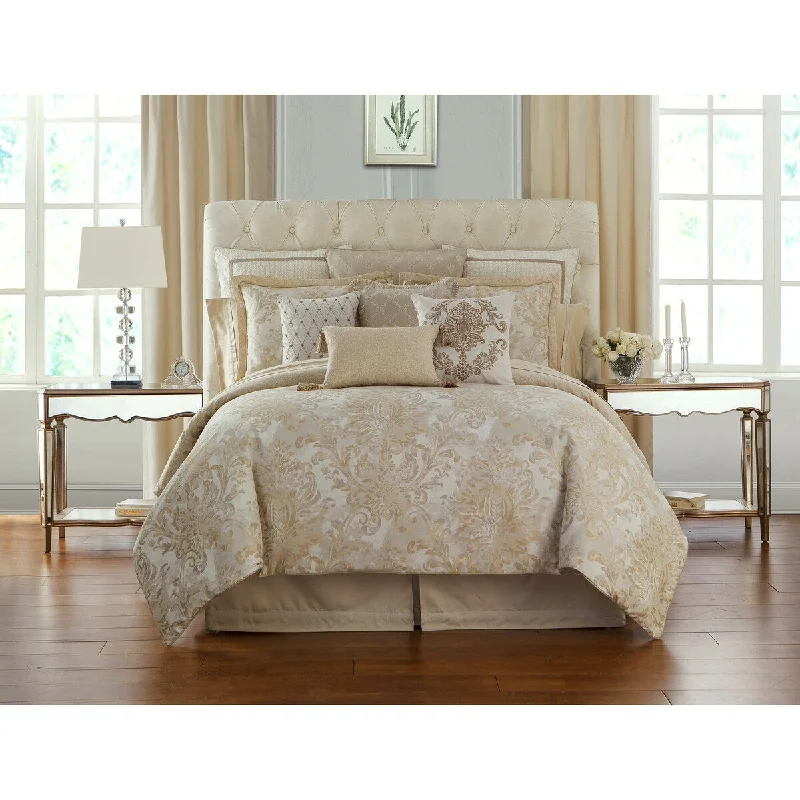 Cotton - filled comforters for a breathable and natural sleep experienceAnnalise Reversible 4PC Comforter Set