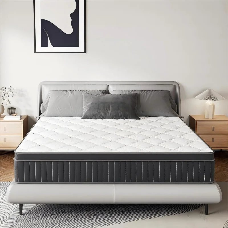 Latex mattresses with natural bounce and breathabilityBabo Care 12in. Medium Firm Innerspring Mattress for Back Pain Relief and Cooling with CertiPUR-US, SGS and OEKO-TEX Certified