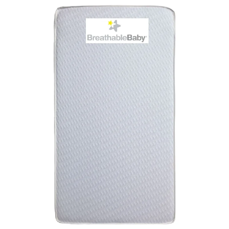 Polyester - foam mattresses for budget - friendly optionsBreathableBaby EcoCore 200 Reversible Firm Crib Mattress, 52 in x 28 in x 5.5 in