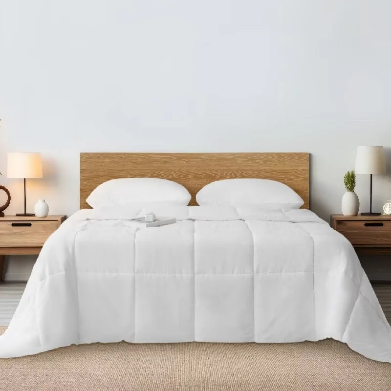 Wool - filled comforters with natural moisture - wicking and temperature - regulating featuresBrushed Ultra Soft Comforter Set