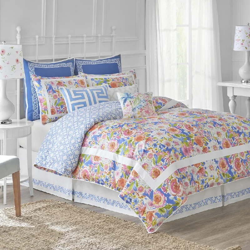 Silk - filled comforters for a luxurious and smooth touchDena Home Chinoiserie Garden Comforter Set