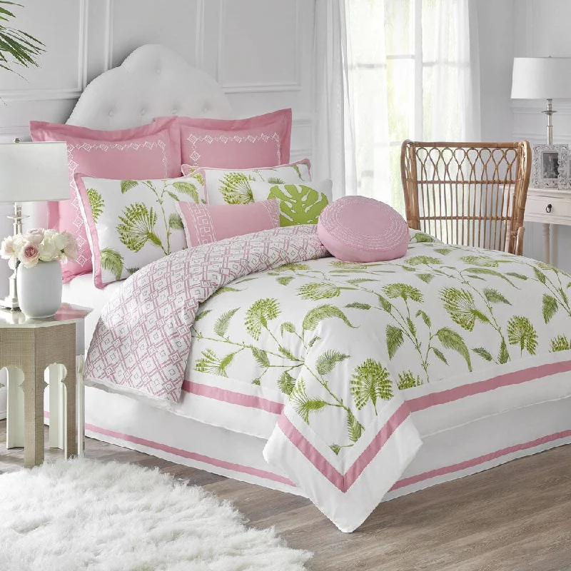 Microfiber - filled comforters that are lightweight and easy to care forDena Home Palm Court Comforter Set