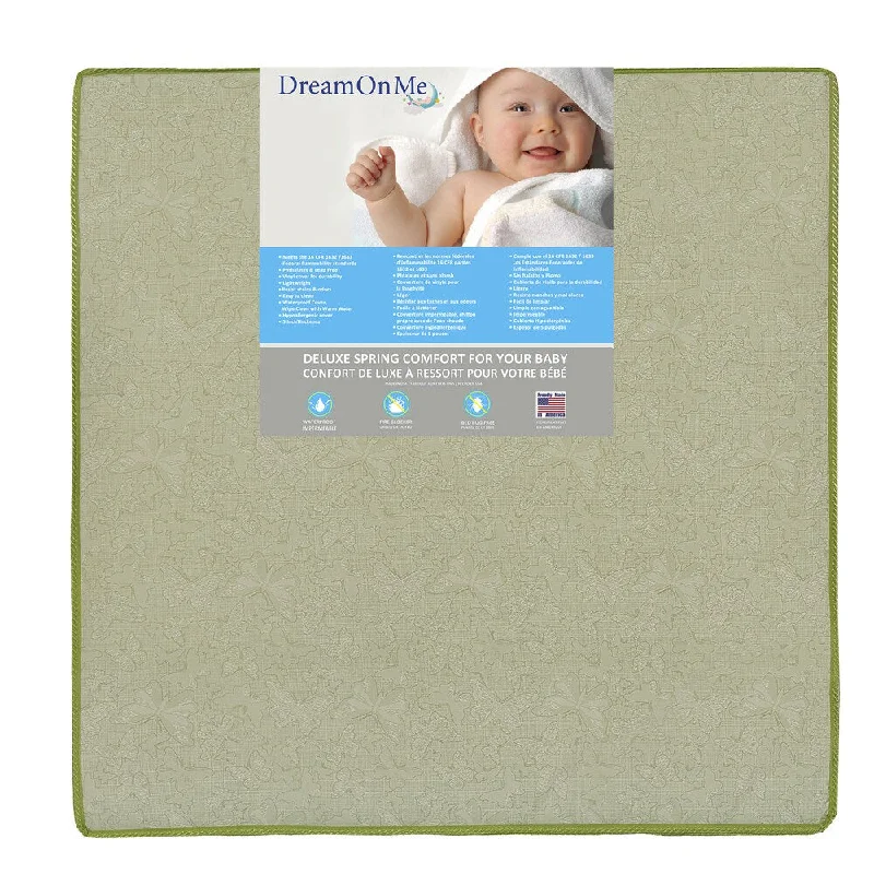 Natural latex and organic cotton blend mattressesDream On Me Totbloc Play Yard Mattress