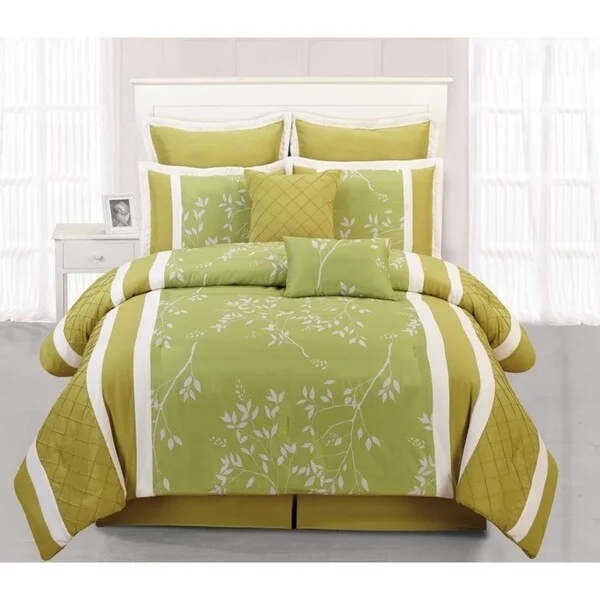 Goose down comforters known for their superior quality and insulationDuck River RiverBank M/F 8 Piece Comforter Set