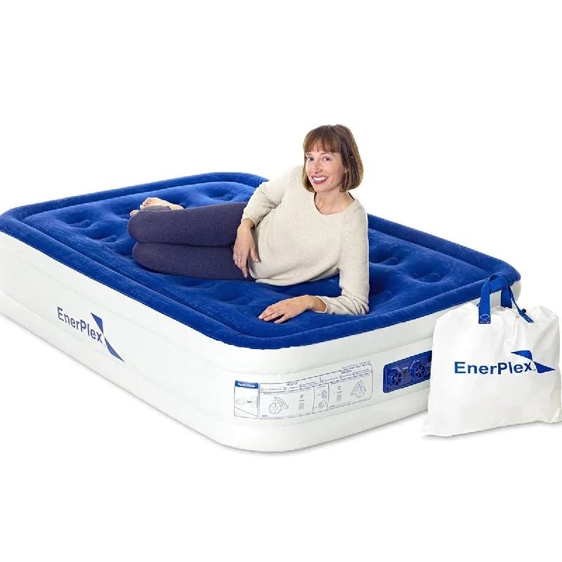 Wool - filled mattresses for natural insulation and moisture - wickingEnerPlex Air Mattress with Built-in Pump - Size, Queen