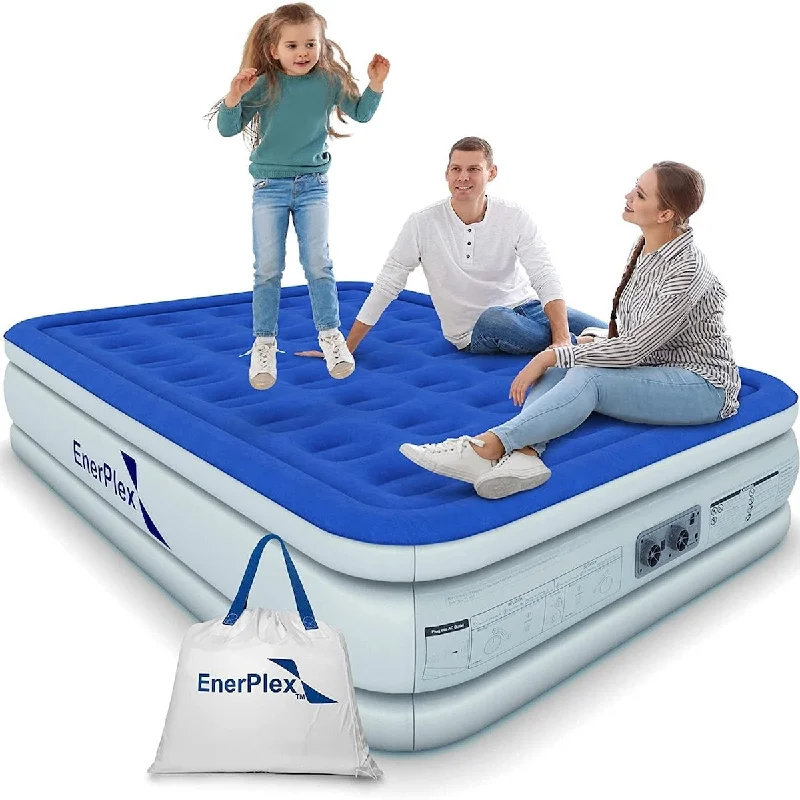 Latex mattresses with natural bounce and breathabilityEnerPlex Premium Double Pump Air Mattress Bed - Size, Queen - 16