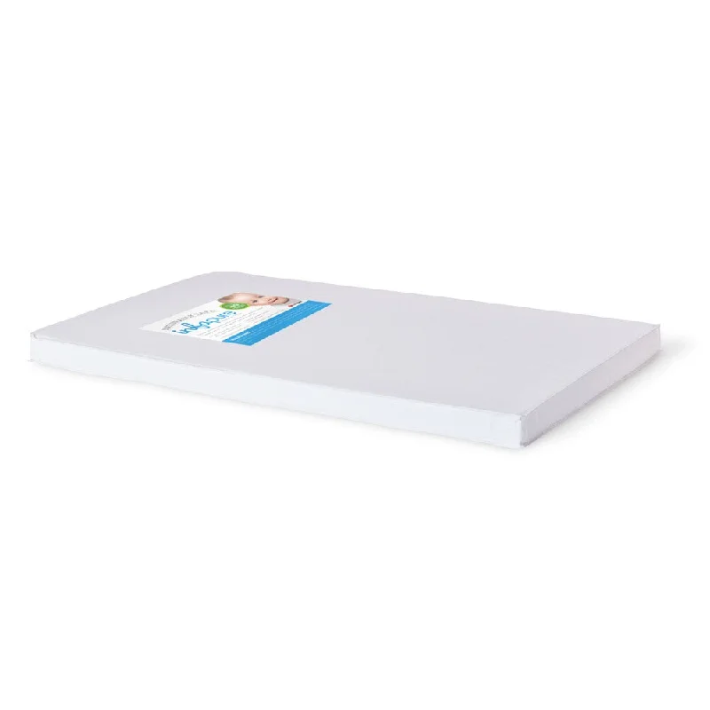 Polyester - foam mattresses for budget - friendly optionsFoundations InfaPure 2-inch Compact Crib Mattress - White