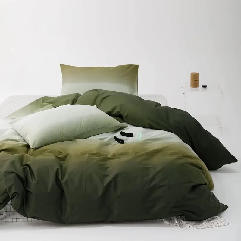 Cotton - filled comforters for a breathable and natural sleep experienceGradient Comforter Set Bedding Comforter Sets