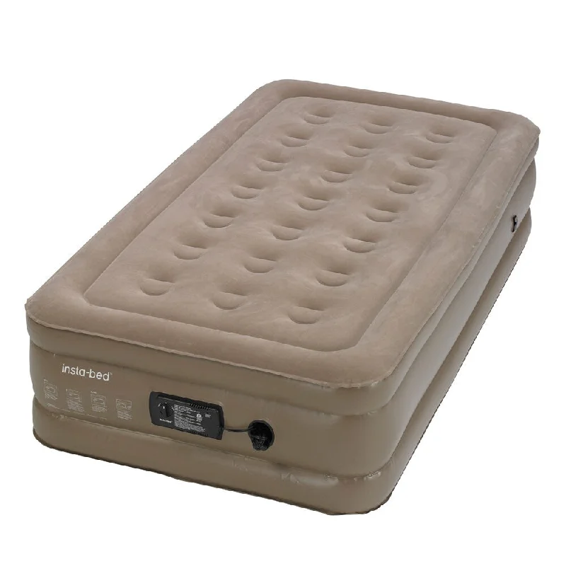 Memory foam mattresses for pressure relief and contouringInstaBed Raised Twin-size Airbed with Insta III Pump