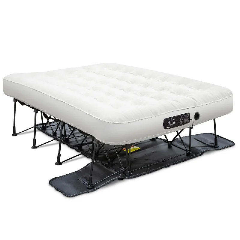 King - size mattresses for spacious master bedroomsIvation Air Mattress with Built In Pump & Deflate Defender