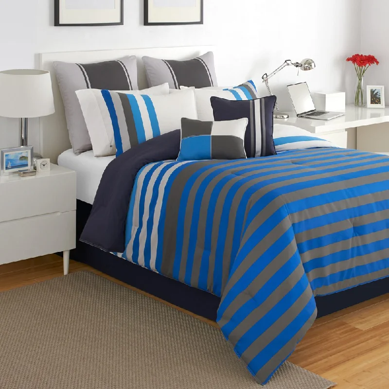 Wool - filled comforters with natural moisture - wicking and temperature - regulating featuresIZOD Regatta Comforter Set