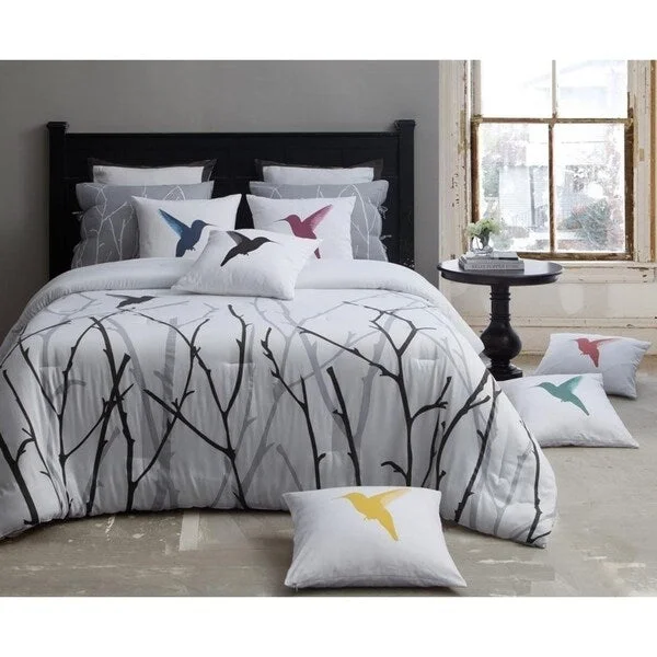 King - size comforters to fit large king - sized beds perfectlyKensie Vicki 300 Thread Count Comforter Set