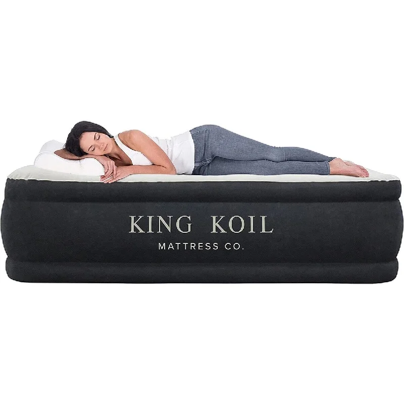 Queen - size mattresses for couples and standard bedroomsKing Koil Luxury Twin Size Air Mattress with Pump - Twin Size