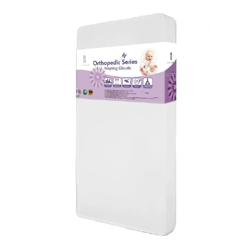 Memory foam mattresses for pressure relief and contouringLA Baby Floating Clouds Crib Mattress