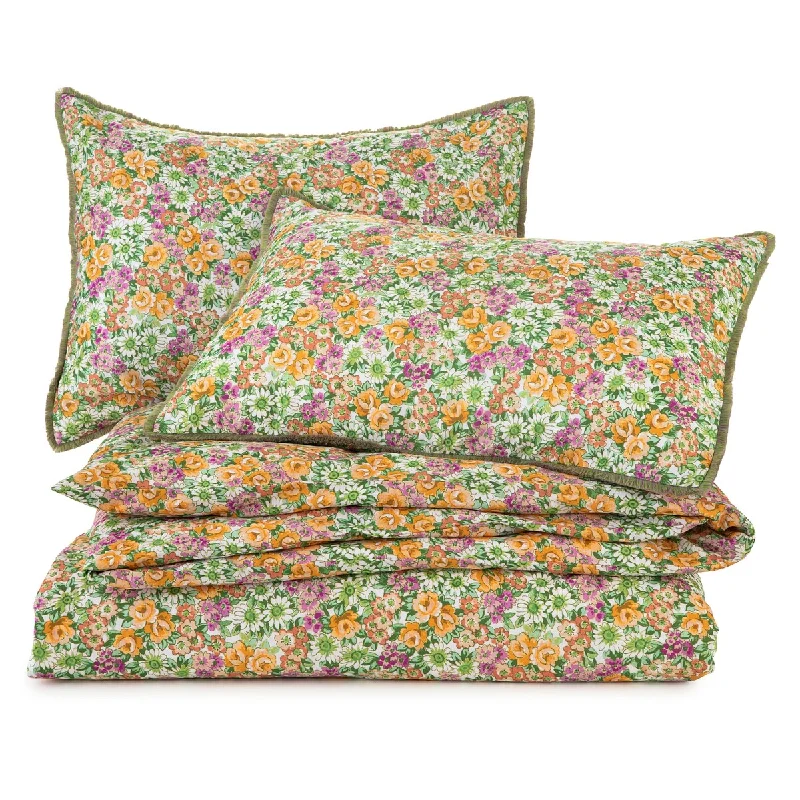 Cotton - filled comforters for a breathable and natural sleep experienceLady Pepperell Cristina Floral Comforter Set