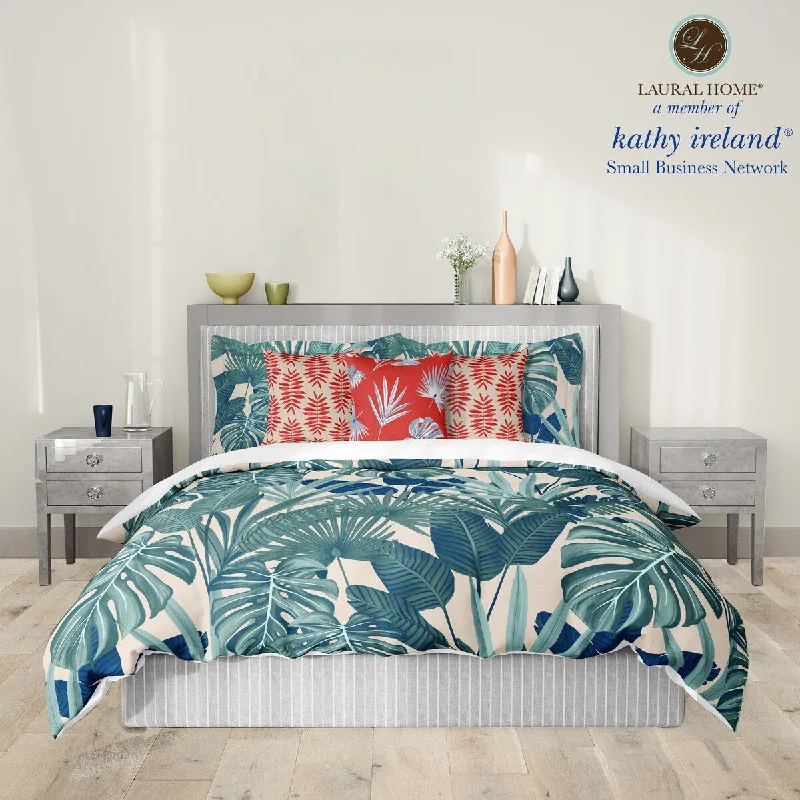 Cotton - filled comforters for a breathable and natural sleep experienceLaural Home kathy ireland® Small Business Network Member Palm Court Royal Twin Comforter